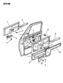 Dodge D250 Armrest Diagram - L875JS8