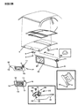 Jeep Comanche Interior Light Bulb Diagram - 6501966