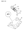1993 Dodge D150 Transfer Case Cover Diagram - R4740035