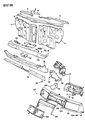 Dodge Shadow Air Deflector Diagram - 5263871