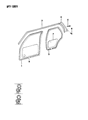 Dodge Monaco Door Seal Diagram - 4520387