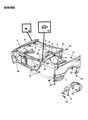 Dodge Daytona Fender Diagram - 4549106