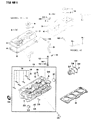 Chrysler Conquest PCV Hose Diagram - MD109639