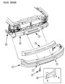 Jeep Grand Wagoneer Bumper Diagram - 4761569