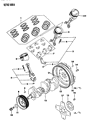 Chrysler New Yorker Piston Ring Set Diagram - MD104939