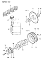 1988 Dodge Colt Flywheel Ring Gear Diagram - MD024812