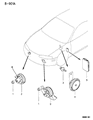 1996 Chrysler Sebring Horn Diagram - MR339663