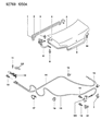 Dodge Colt Door Latch Assembly Diagram - MB819904