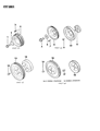 1996 Chrysler Sebring Water Pump Pulley Diagram - MD124049