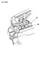 Chrysler LHS Engine Control Module Diagram - 4606554