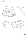 Chrysler LHS PCV Hose Diagram - 4573346