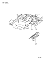 Chrysler Cirrus Exhaust Heat Shield Diagram - 4696287