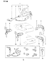 Dodge Colt Ignition Lock Cylinder Diagram - MB364617