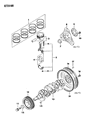 Dodge Colt Crankshaft Diagram - MD183524