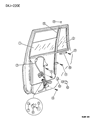 Jeep Cherokee Window Regulator Diagram - 55154898
