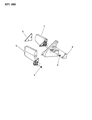 1994 Dodge Dakota Car Mirror Diagram - 4267931