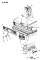 1990 Chrysler LeBaron Tail Light Diagram - 4399601