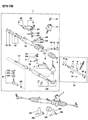 Dodge Colt Rack and Pinion Boot Diagram - MB501711