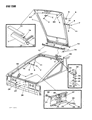 1992 Dodge Daytona Lift Support Diagram - G0004712