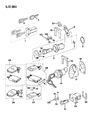 Jeep Comanche Ignition Lock Cylinder Diagram - 55026014