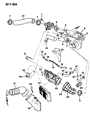 1993 Chrysler Imperial Throttle Body Gasket Diagram - 4324426