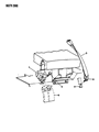 1993 Dodge D150 Seat Belt Diagram - L712JT7