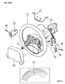 Chrysler LHS Clock Spring Diagram - 4600104