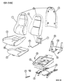 1993 Dodge Viper Seat Cover Diagram - MV27PKA