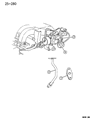 Chrysler EGR Tube Diagram - 4612205