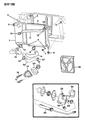 Chrysler Engine Cooling Fan Diagram - 4401958