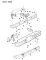 Dodge D150 Bumper Diagram - AA69JX9