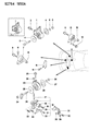 Dodge Colt Engine Mount Bracket Diagram - MB581311