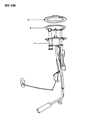 Dodge D150 Fuel Level Sensor Diagram - 4051871