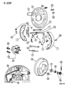 Chrysler Brake Drum Diagram - 4877262