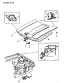 Dodge Shadow Hood Latch Diagram - 4615955