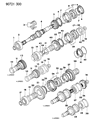 Dodge Colt Synchronizer Ring Diagram - MD730086