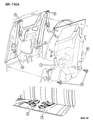 1996 Dodge Ram 2500 Seat Belt Diagram - 5EX55SF6