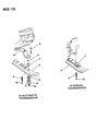 1991 Dodge Dakota Engine Mount Bracket Diagram - 4412166