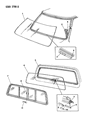 1993 Dodge W250 Weather Strip Diagram - 4335283