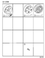 Jeep Grand Cherokee Wheel Cover Diagram - 52005732
