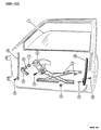 Dodge Ram 2500 Window Regulator Diagram - 55154925