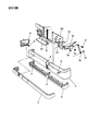 Dodge Dakota Air Deflector Diagram - 4482830