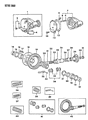 Dodge Ram 50 Axle Shaft Seal Diagram - MB664285