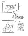 Dodge Lancer Dome Light Diagram - 4321740