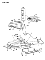 1993 Chrysler New Yorker Door Moldings Diagram - EE33LV7