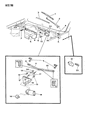 Chrysler Executive Sedan Wiper Pivot Diagram - 3799600