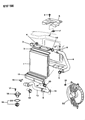 1992 Chrysler Town & Country Radiator Hose Diagram - H0061726