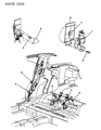 1994 Chrysler LeBaron Seat Belt Diagram - EL71LD5
