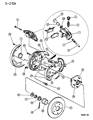 Dodge Intrepid Brake Caliper Bracket Diagram - 4797311