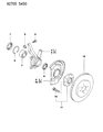 Dodge Colt Axle Shaft Seal Diagram - MB808444